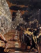 Jacopo Tintoretto Bergung des Leichnams des USA oil painting artist